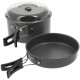 Maisto ruošimo rinkinys 3pc Aluminium Kettle, Pot & Pan Set Ngt