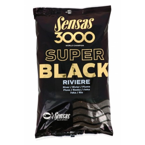 Jaukas SENSAS 3000 Super Black River 1kg
