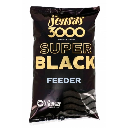 Jaukas SENSAS 3000 Super Black FEEDER 1kg