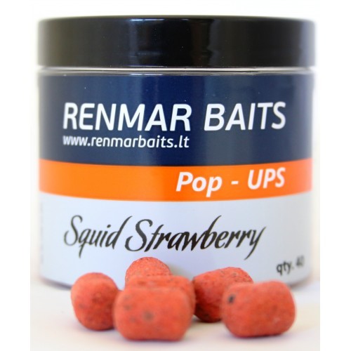 Pop-Ups Squid Strawberry (Dumbells) 16mm Renmar