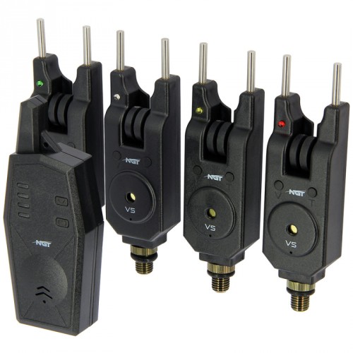 Kibimo indikatorių rinkinys NGT VS 3pc Wireless Alarms - Adjustable Volume and Tone with Reciever