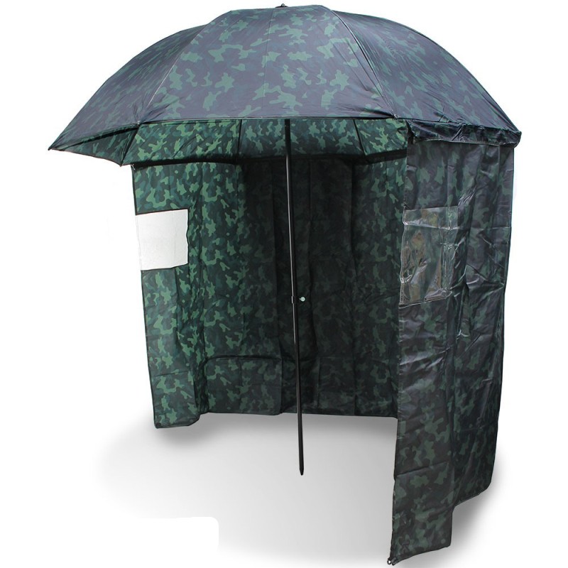 Skėtis NGT Umbrella - 45" Camo with Sides, Tilt Function and Nylon Case
