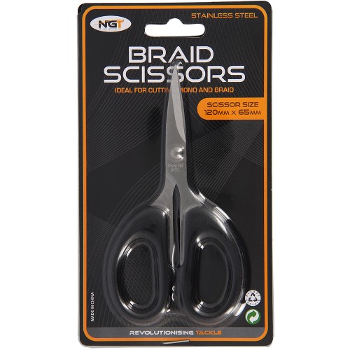 Žirklės Black braid scissors NGT