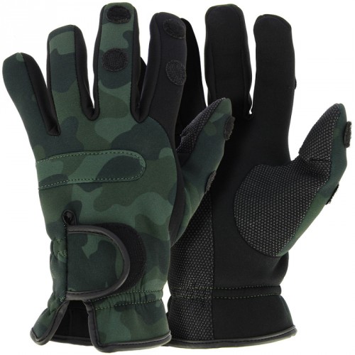 Neopreninės pirštinės NGT Gloves - Neoprene Gloves in Camo