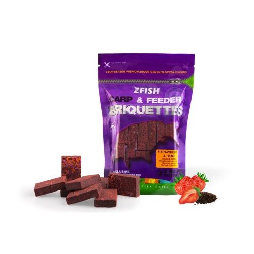 Jauko briketai ZFISH 200g - braškės skonis
