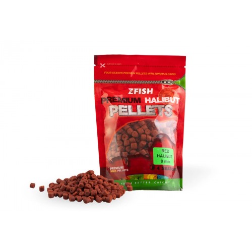 Halibut peletės 8mm 200g Zfish – Red Halibut