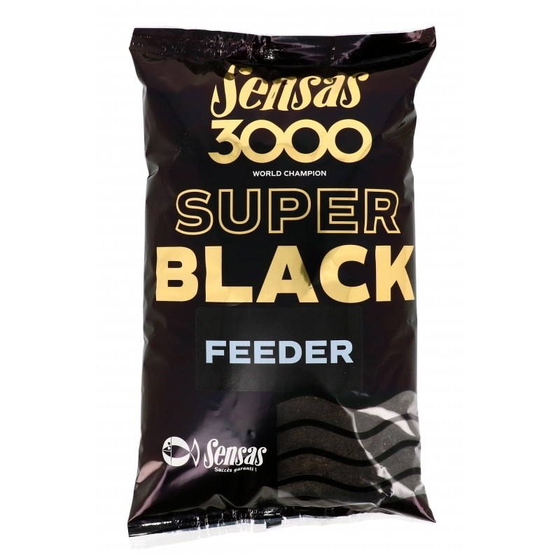 Jaukas SENSAS 3000 Super Black FEEDER 1kg