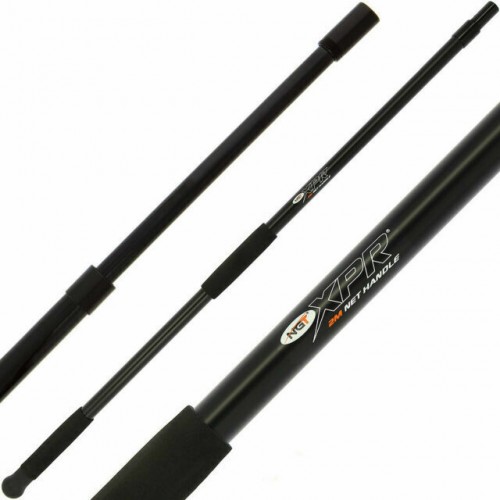 Teleskopinis 2 dalių stiklo pluošto graibšto kotas 2M 2pc Telescopic Screw Fix Net Handle NGT