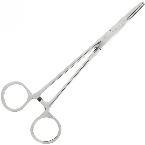 Žirklės - žnyplės NGT 6" Forceps - Stainless Steel Curved