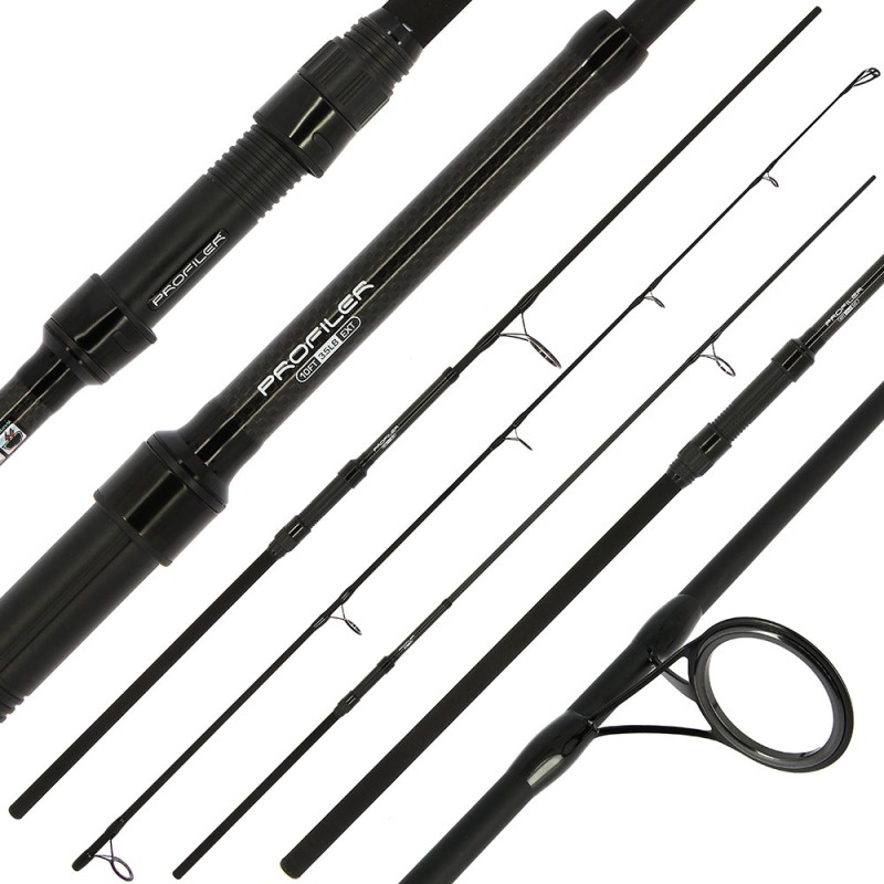 Karpinis kotas NGT Profiler Extender Carp Rod - 10ft, 2pc, 3.50lb Compact Carp Rod (Carbon)