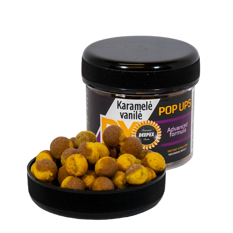 Pop ups kablio masalas Karamelė - vanilė 10mm Deepex