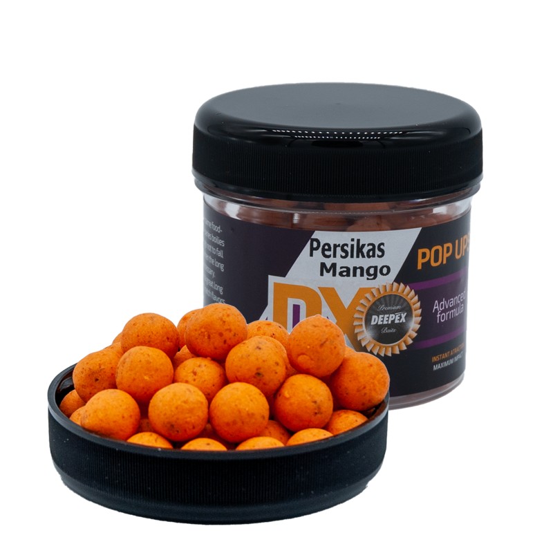 Pop ups kablio masalas Persikas mango 10mm Deepex